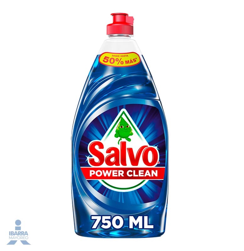 Detergente Salvo Power Clean Líquido 750 ml