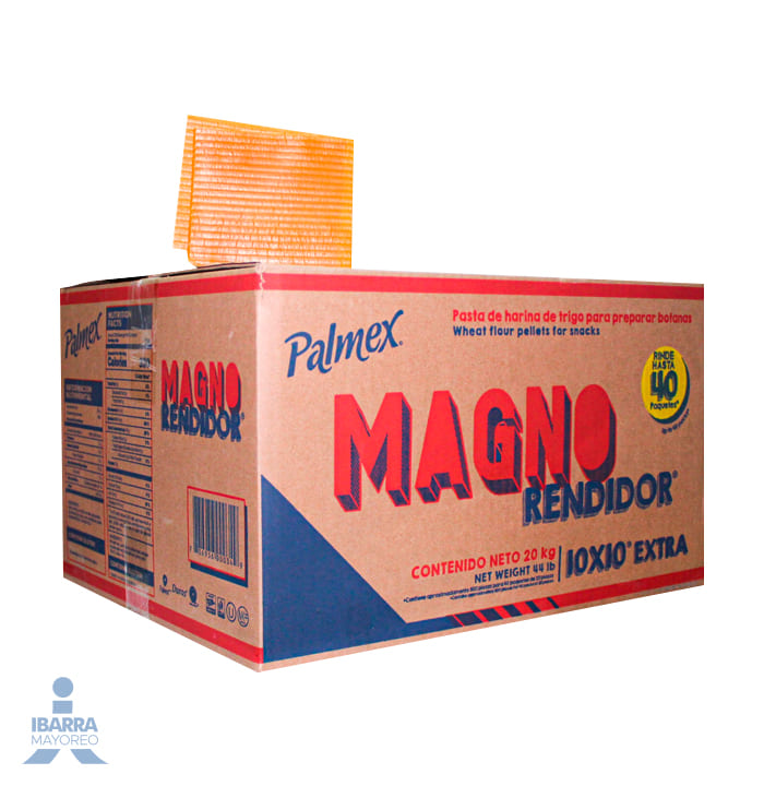Frituras Palmex Cuadro 10x10 Magno Rendidor kg