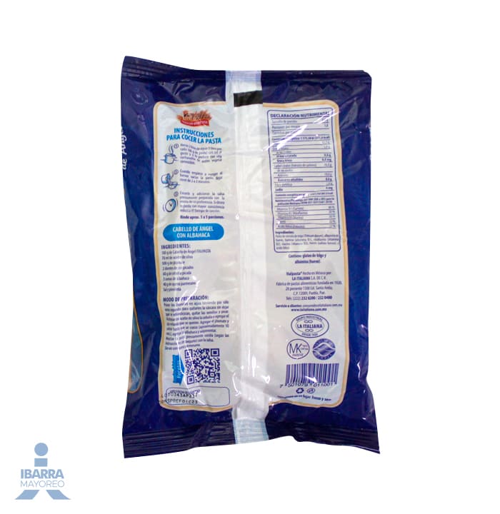 Pasta Italpasta Cabello de Ángel 180 g