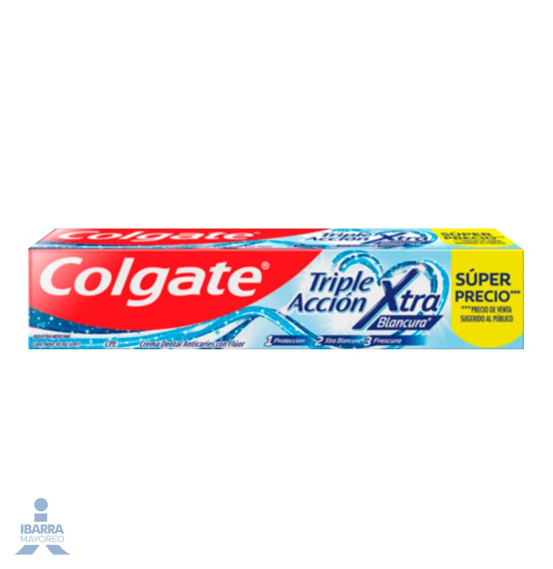 Crema Dental Colgate Triple Acción Extra Blancura 50 ml