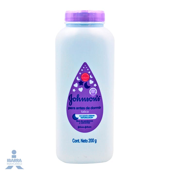 Talco para Bebé Johnsons para antes de dormir 200 g