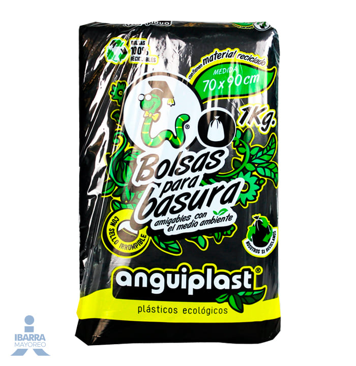 Bolsa para Basura Anguiplast Negra 70x90 1 kg