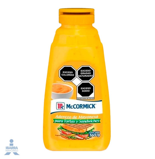 Mayonesa Aderezo McCormick Tortas y Sándwiches 345 g
