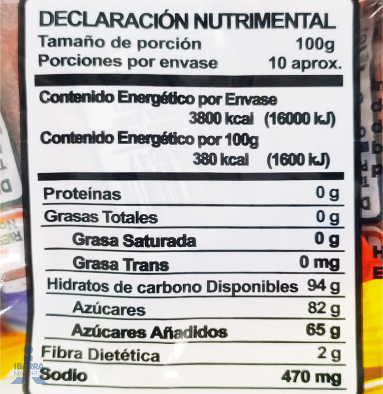 Paleta Pavito Palerricas Tamarindo 10 pzas.