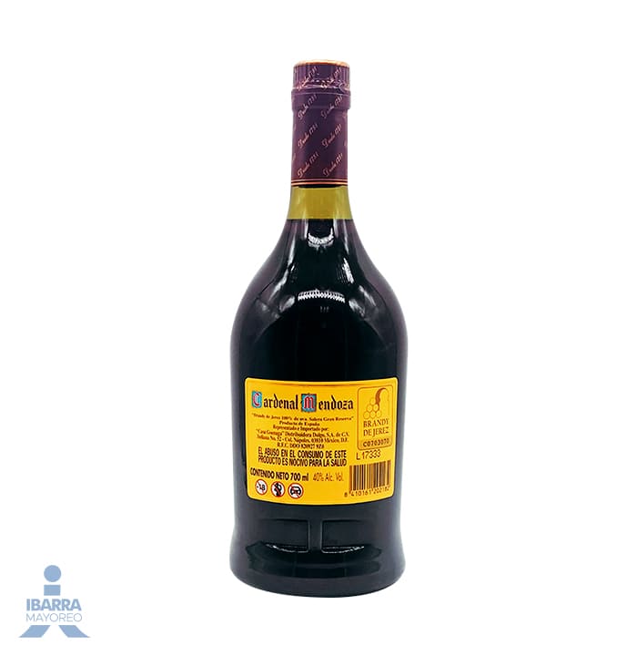 Brandy Cardenal Mendoza 700 ml