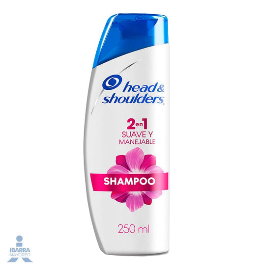 Shampoo Head & Shoulders Suave Manejable 2 en 1 250 ml