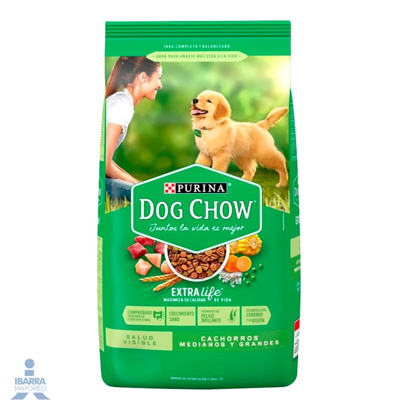 Dog Chow alimento seco cachorros medianos y grandes 20 kg