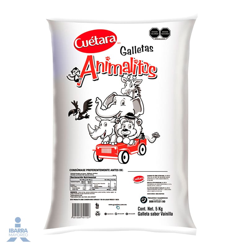 Galletas Cuétara Animalitos 5 kg