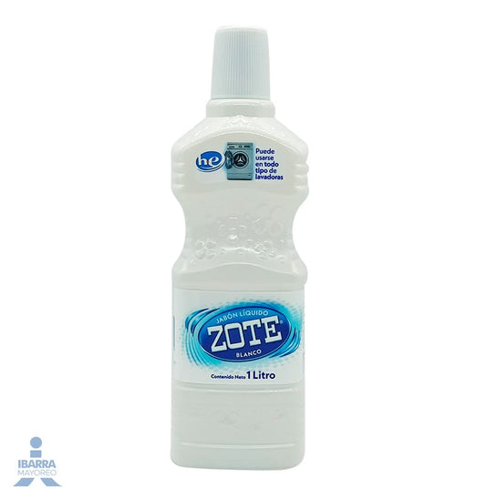 Jabón Zote Blanco Líquido 1 L