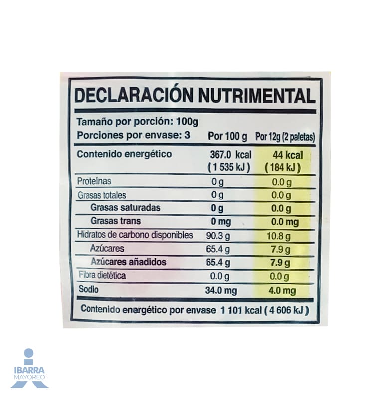 Paleta Alteño Mini Baby Corazonadas 50 pzas.