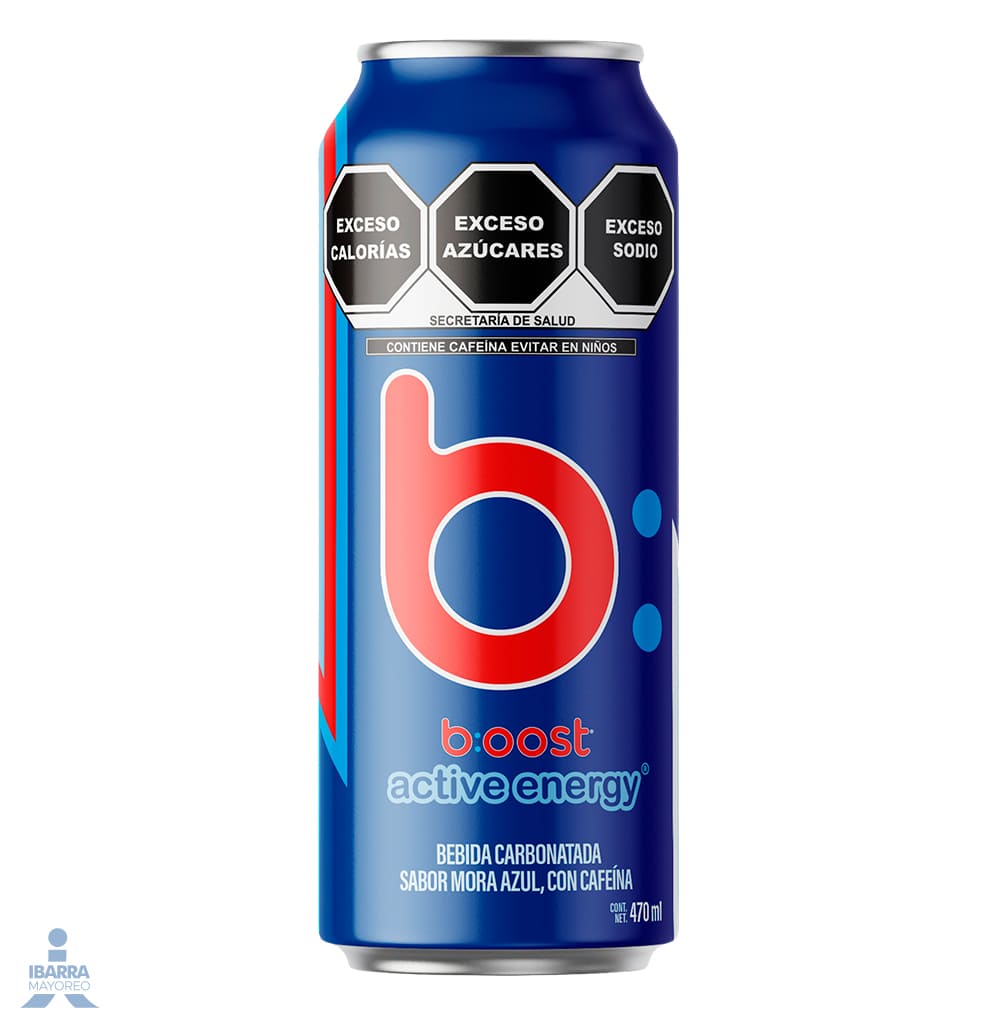 Bebida Energética Boost Mora Azul 470 ml