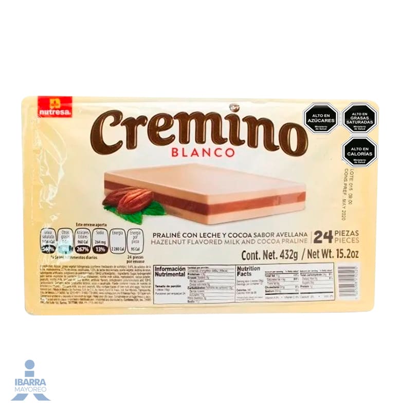 Dulce Cremino Blanco 24 pzas.