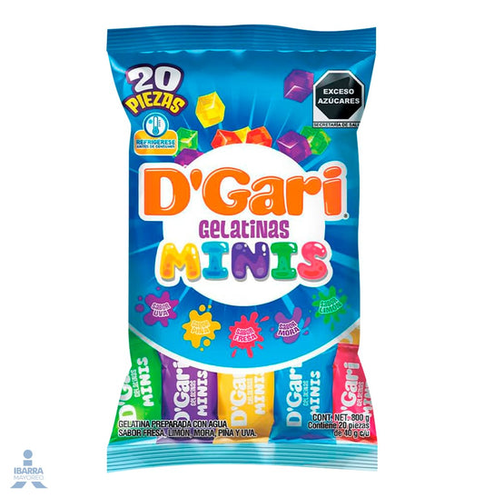 Gelatina D Gari Surtido Minis 20/40 gr
