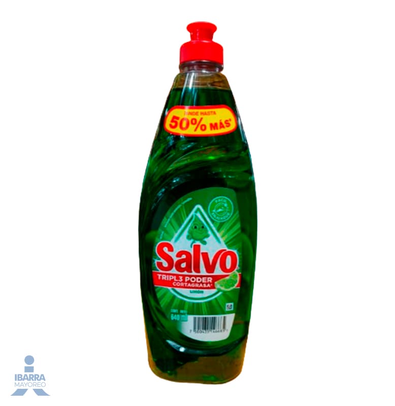 Detergente Salvo Limón Líquido 640 ml