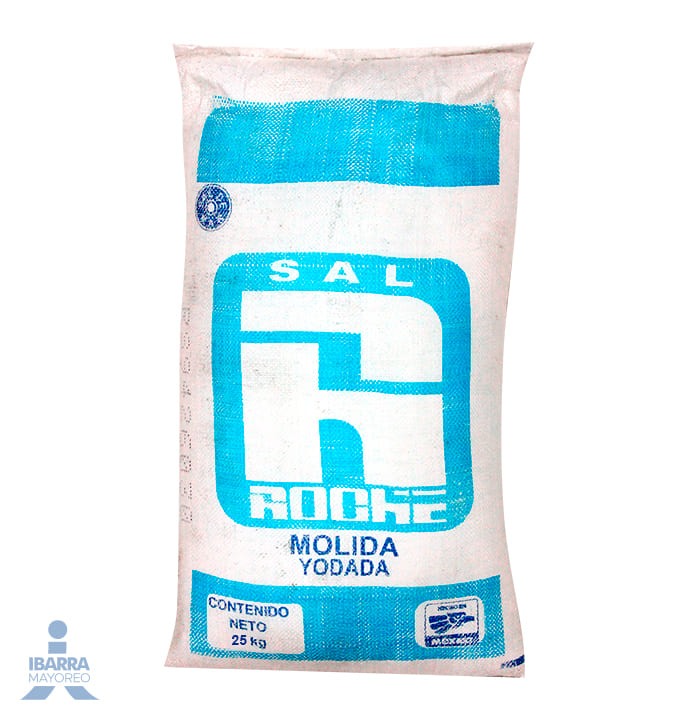 Sal molida gruesa Roche 25 kg