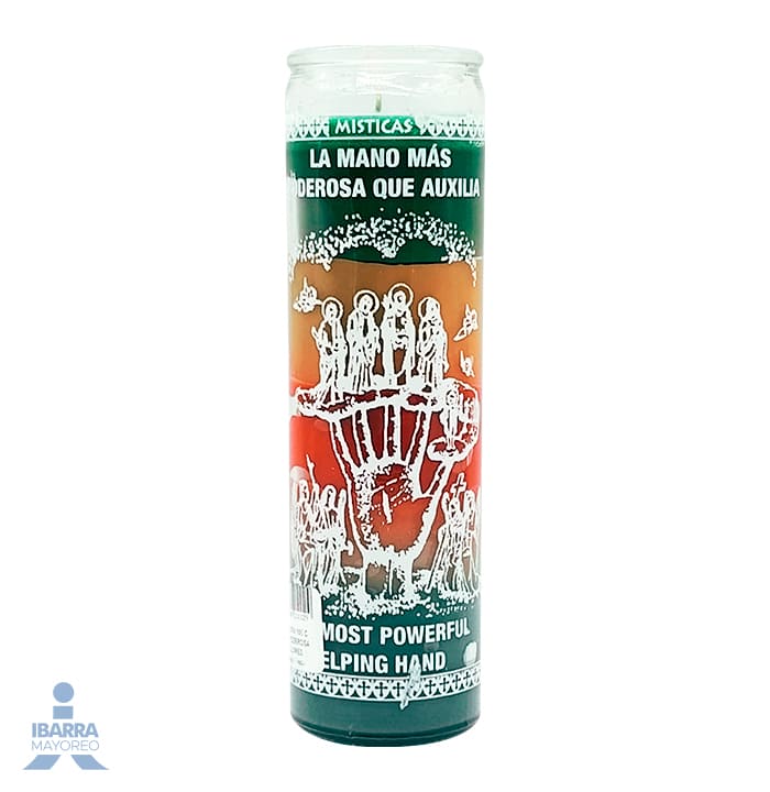Veladora Mística Mano Poderosa 105C