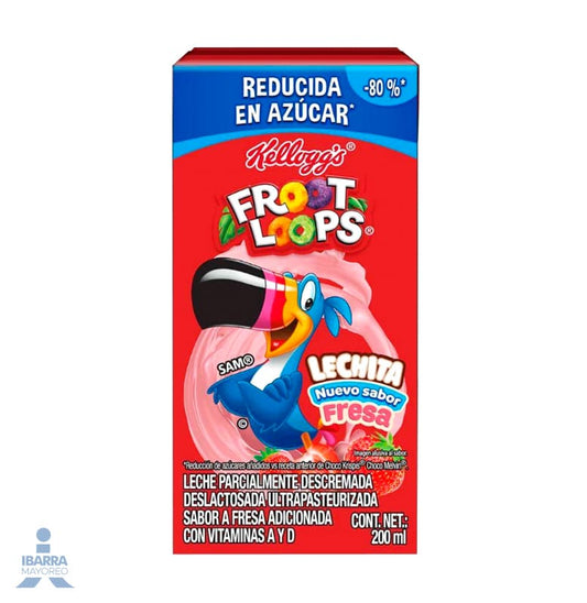 Bebida Kelloggs Froot Loops Deslactosada 200 ml