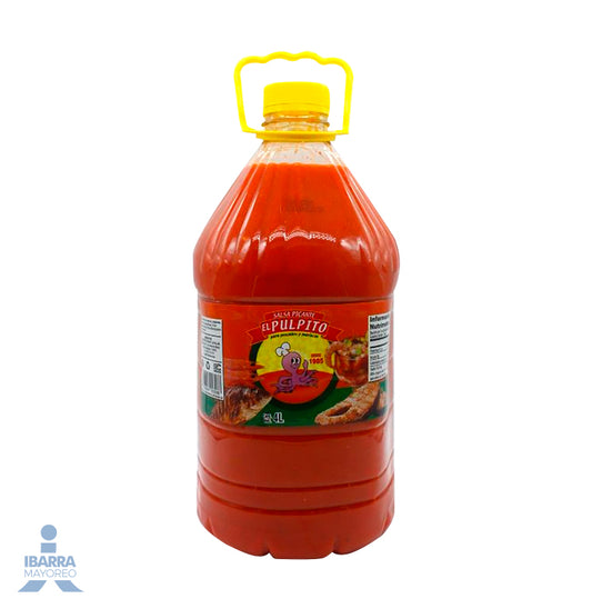 Salsa Picante Roja El Pulpito 4 L