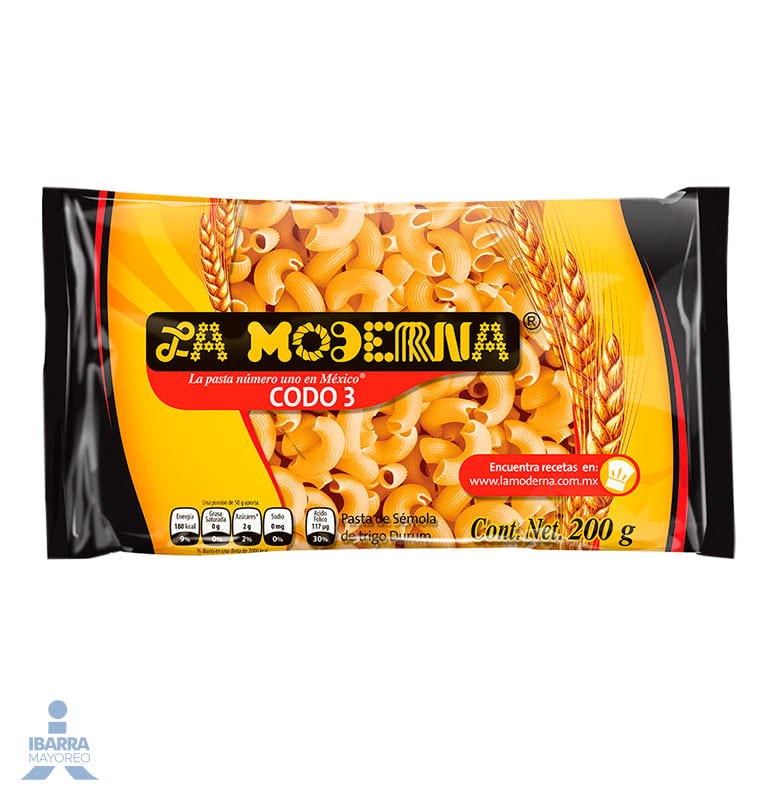 Pasta La Moderna Codo no. 3 200 g