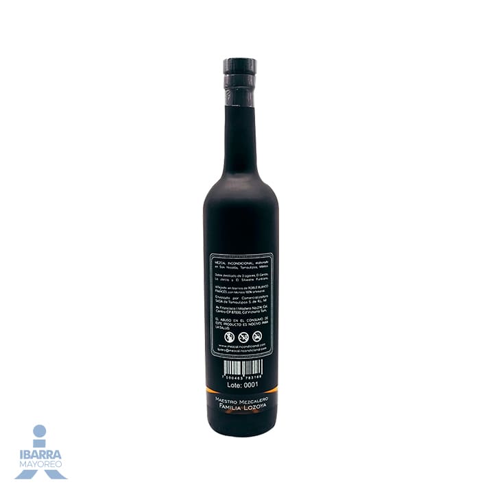 Mezcal Incondicional de Tamaulipas Añejo 750 ml