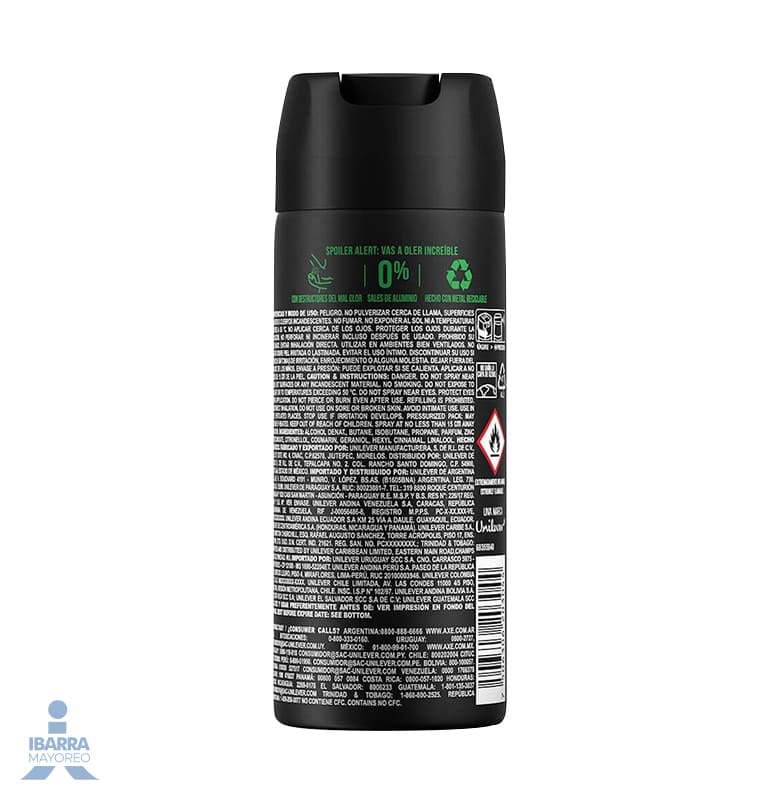 Desodorante Axe Kilo Aerosol 96 g