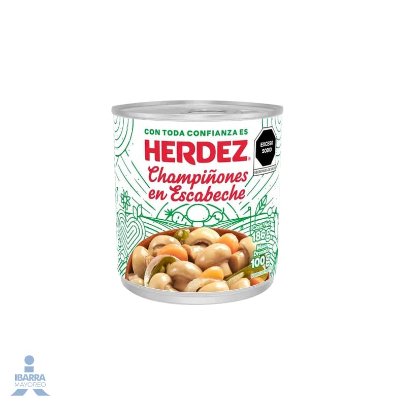 Champiñón en Escabeche Herdez 186 g