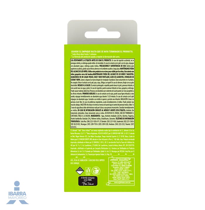 Discos Activos Pato Lima Fresca Repuesto 36 ml
