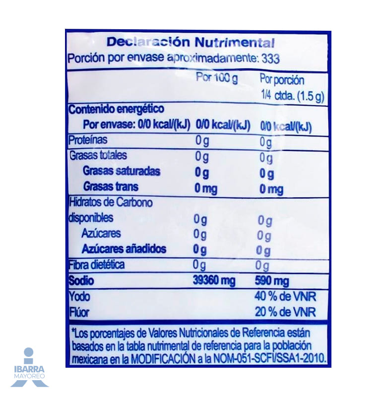Sal La Fina Bolsa 500 g