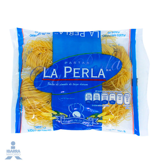 Pasta La Perla Fideo Cadejo Mediano 180 g
