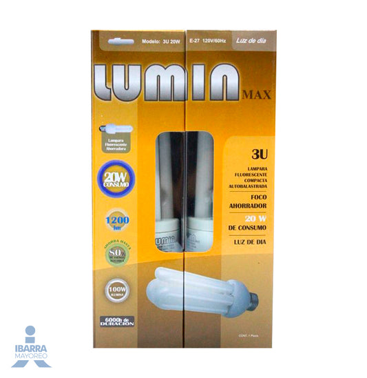 Lámpara Lumin 5000 Hr 20W 3u