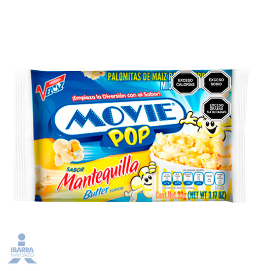 Palomitas Movie Pop Mantequilla 90 g