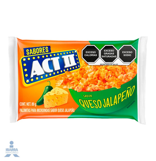 Palomitas ACT II Queso Jalapeño 89 g