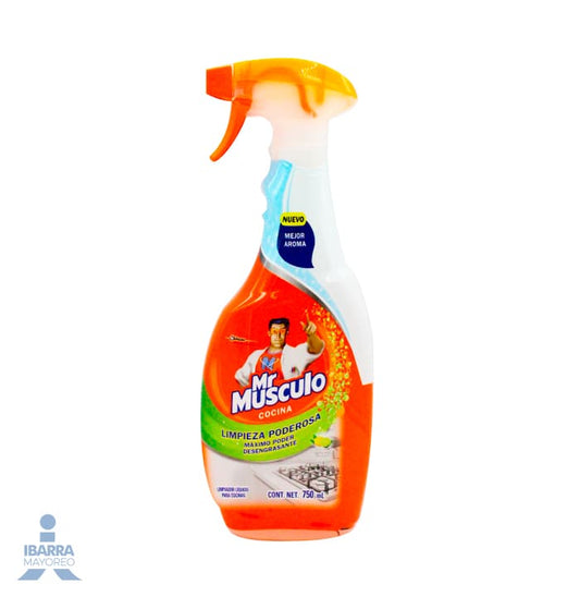 Limpiador Mr. Músculo Cocina Total Limón 650 ml