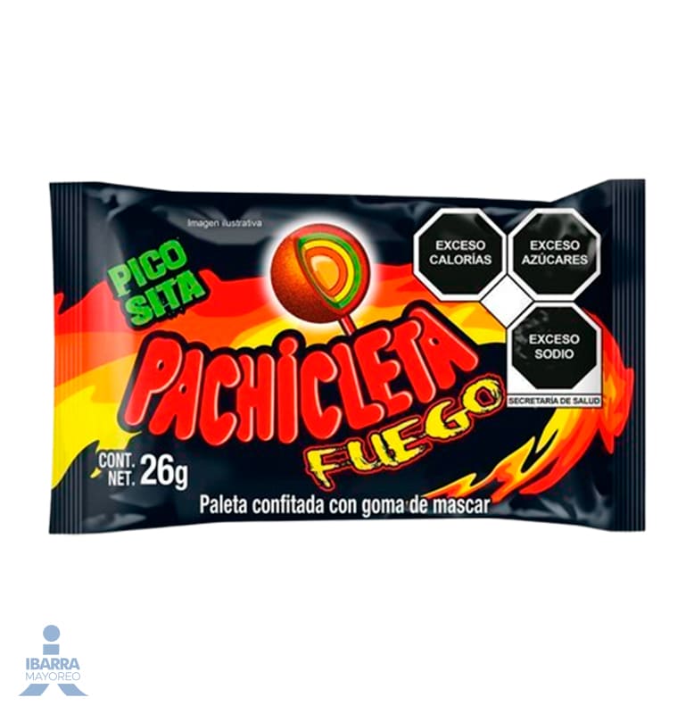 Paleta Pachicleta Fuego Tira 10 pzas.