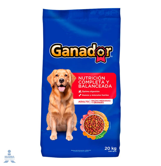 Alimento Ganador Adulto 20 kg