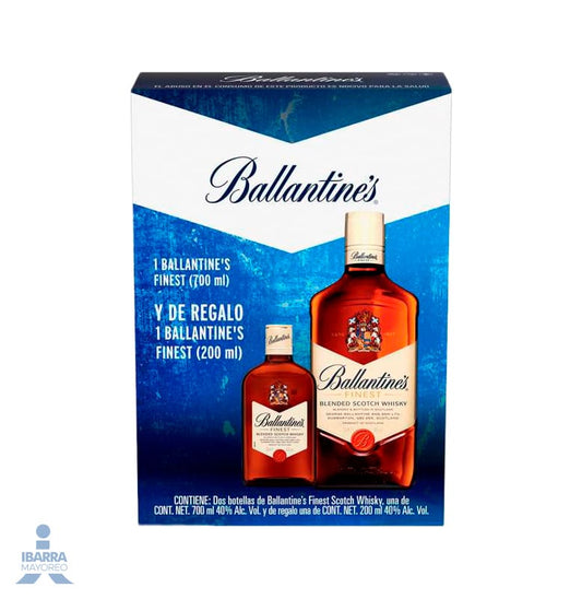 Whisky Ballantines Finest 700 ml GRATIS Ballantines 200 ml