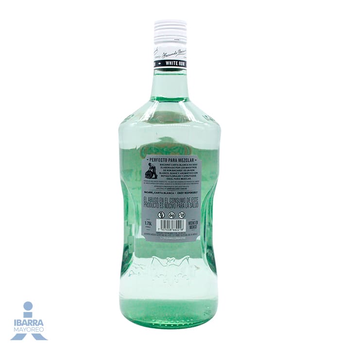 Ron Bacardí Carta Blanca 1.75 L