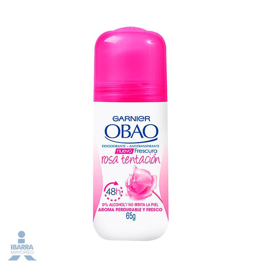 Desodorante Obao Mujer Rosa Tentación Roll On 65 g