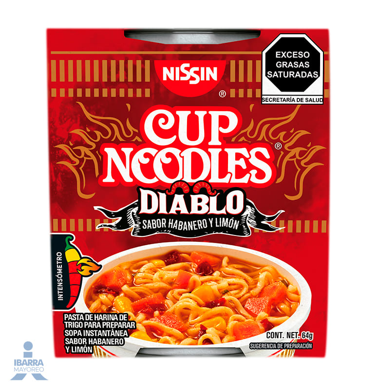 Sopa Nissin Diablo 64 g