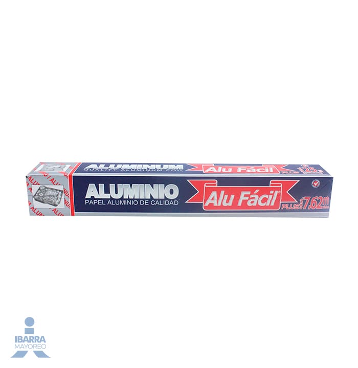 Papel Aluminio Alufácil 7.62 m x 30 cm