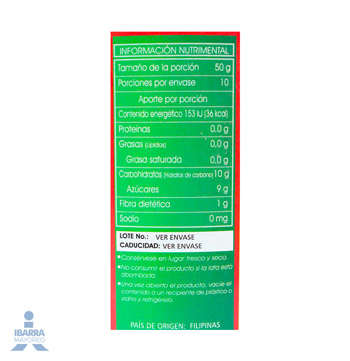 Piña La Prateria Rebanada 840 g