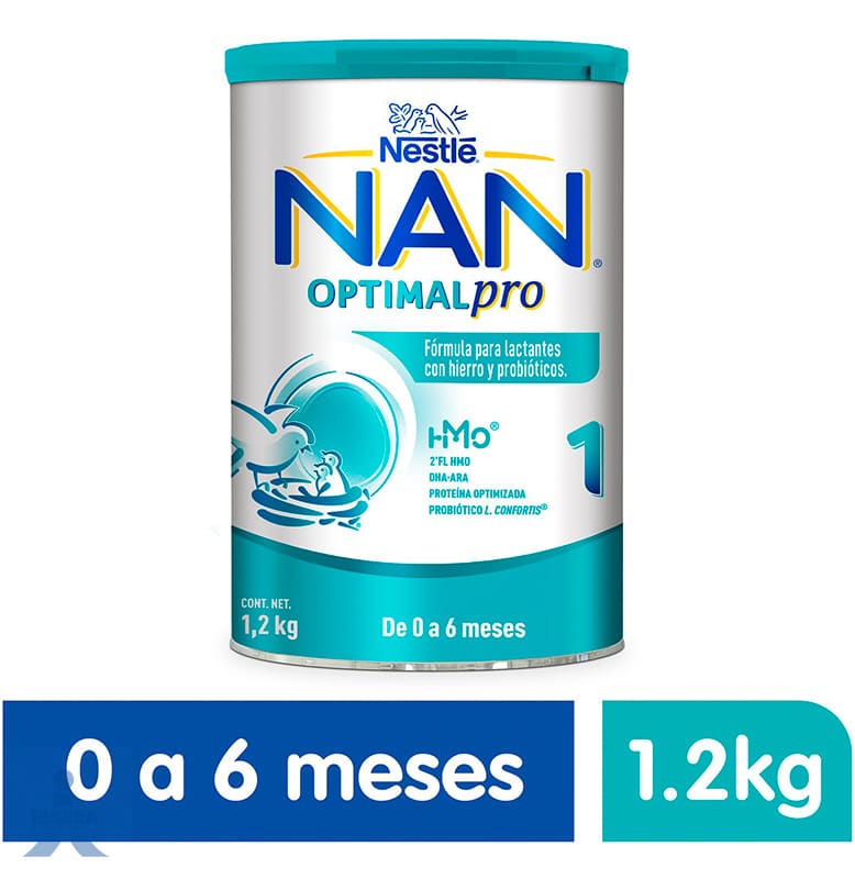 Fórmula Infantil NAN 1 Optimal Pro 0 a 6 meses 1.2 kg