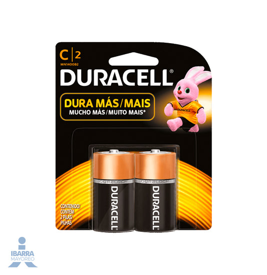 Batería Duracell C 2 pzas.