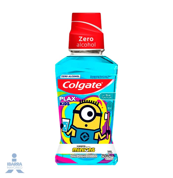 Enjuague Bucal Colgate Plax Kids Minions 250 ml