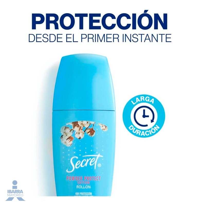 Desodorante Secret Powder Protec Roll On 60 g
