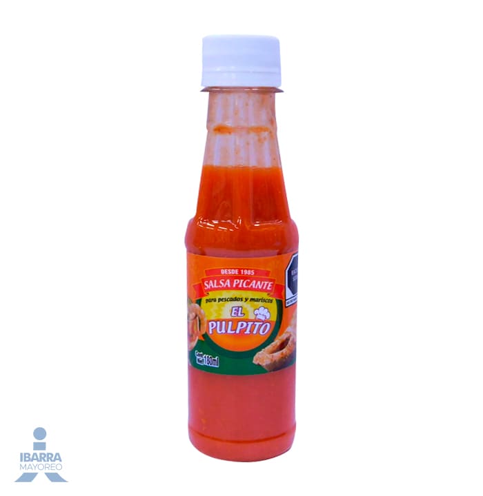 Salsa Picante Roja El Pulpito 180 ml