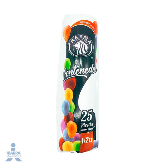 Vaso Térmico Reyma 500 ml 25 pzas.