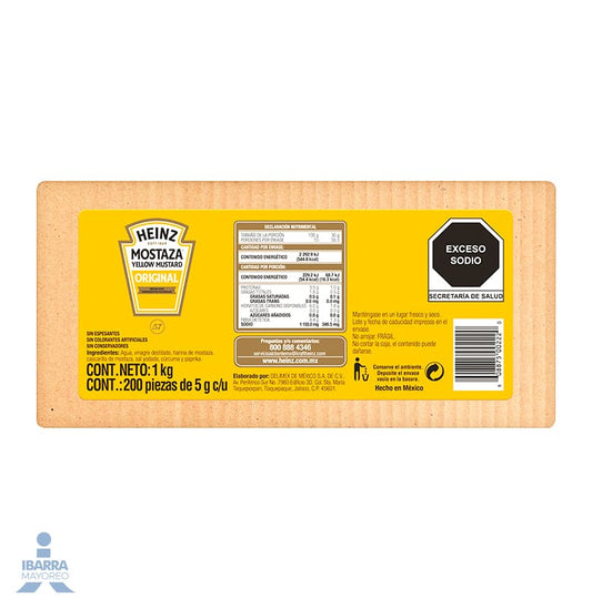 Mostaza Heinz 200/5 g