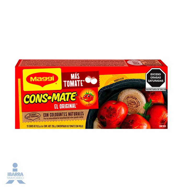 Maggi Consomate Sabor 12 cubos 132 g