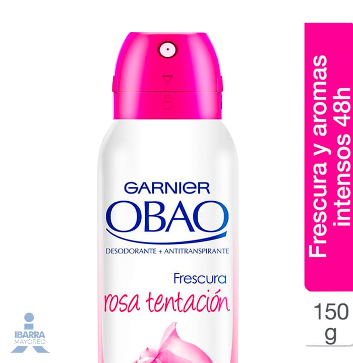 Desodorante Obao Mujer Rosa Tentación Aerosol 150 ml